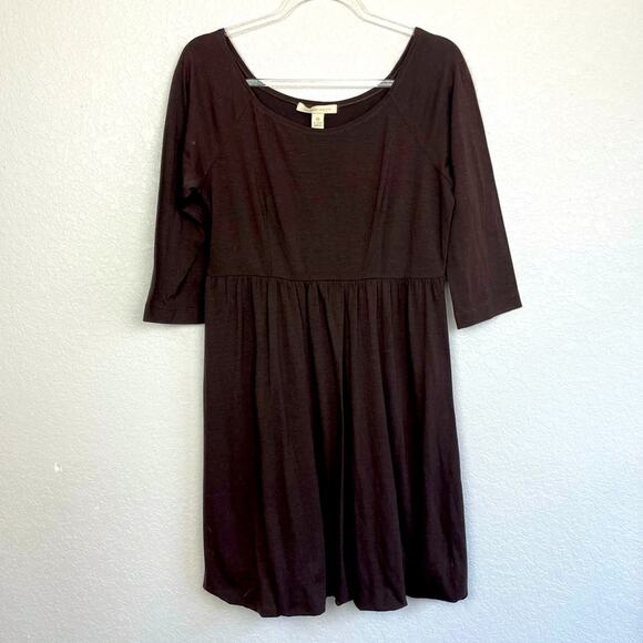 JONATHAN MARTIN Dark Brown Bubble Skirt Dress 10 - Picture 1 of 6